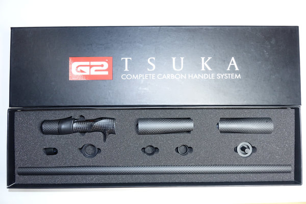 G2-TSUKA Carbon Komplettgriff System für Baitcastaufbau